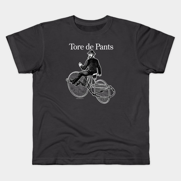 Tore de Pants Kids T-Shirt by eBrushDesign